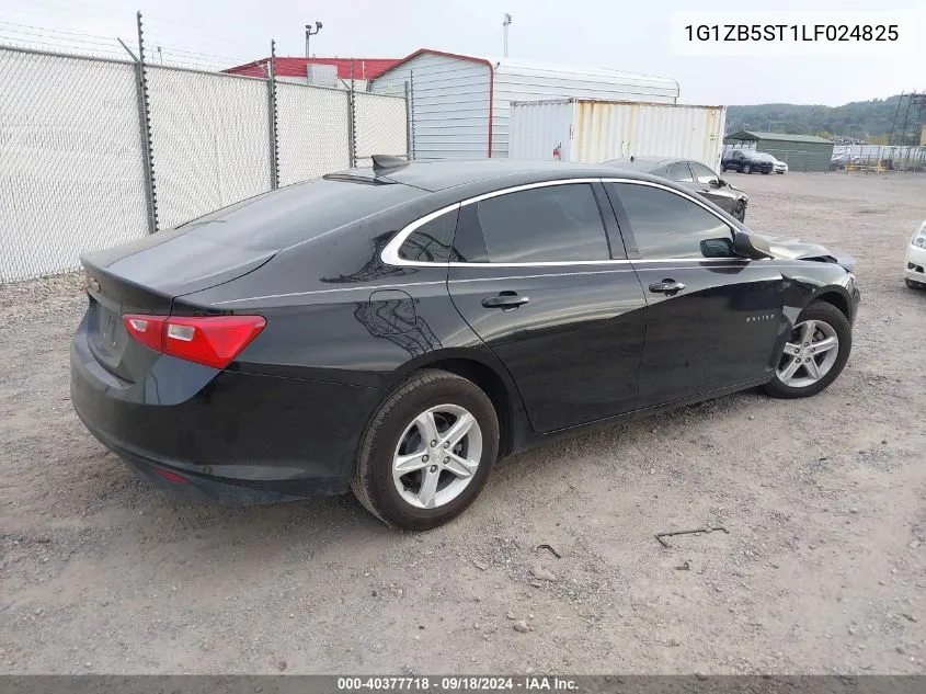 2020 Chevrolet Malibu Ls VIN: 1G1ZB5ST1LF024825 Lot: 40377718