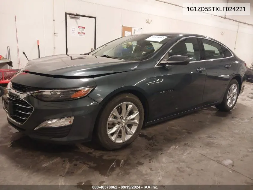 2020 Chevrolet Malibu Fwd Lt VIN: 1G1ZD5STXLF024221 Lot: 40378062