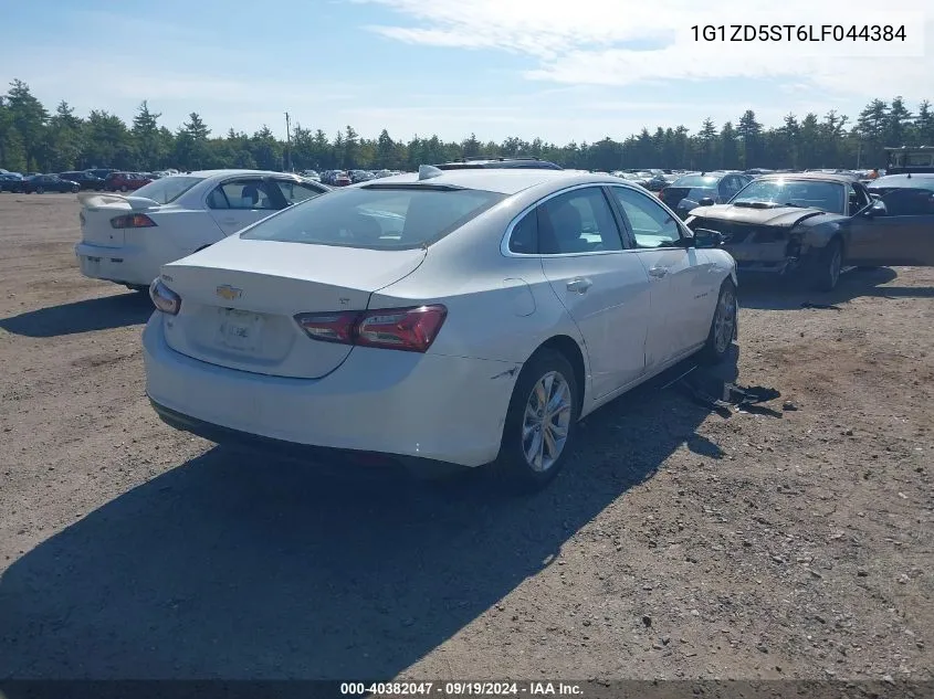 2020 Chevrolet Malibu Fwd Lt VIN: 1G1ZD5ST6LF044384 Lot: 40382047