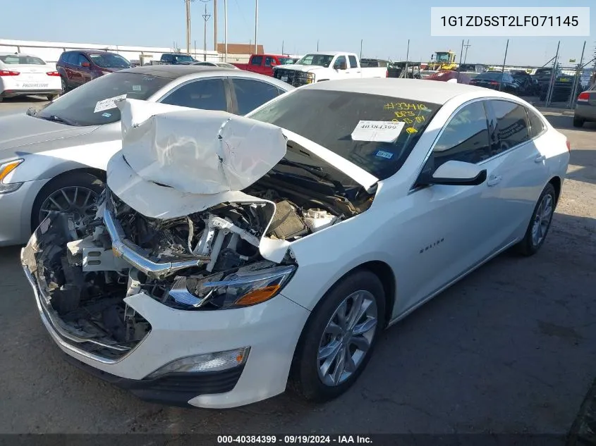 2020 Chevrolet Malibu Fwd Lt VIN: 1G1ZD5ST2LF071145 Lot: 40384399