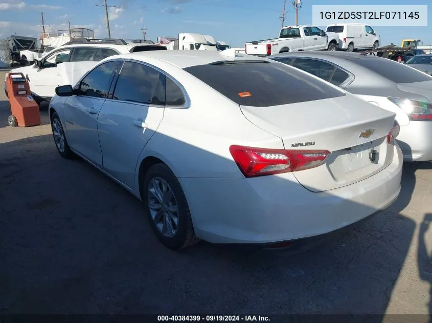 2020 Chevrolet Malibu Fwd Lt VIN: 1G1ZD5ST2LF071145 Lot: 40384399