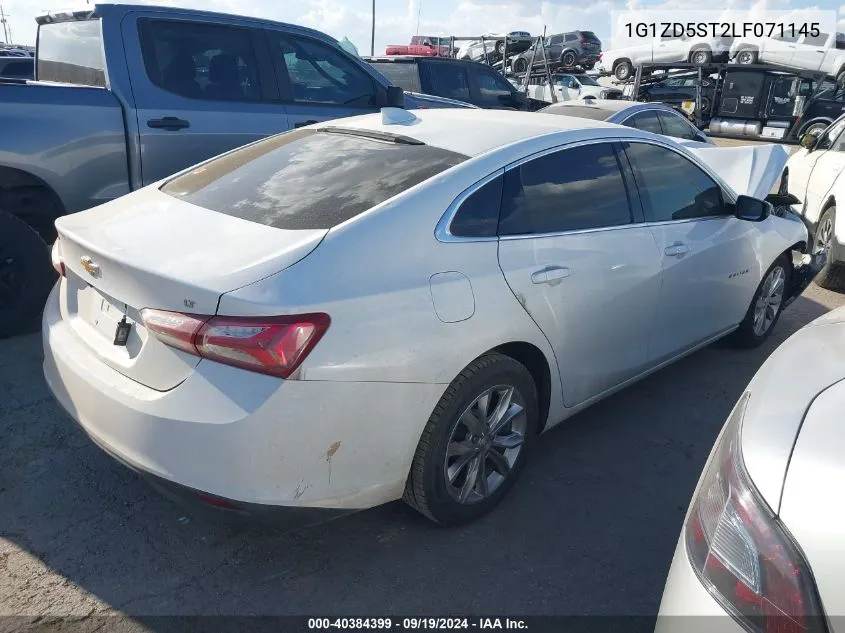 2020 Chevrolet Malibu Fwd Lt VIN: 1G1ZD5ST2LF071145 Lot: 40384399