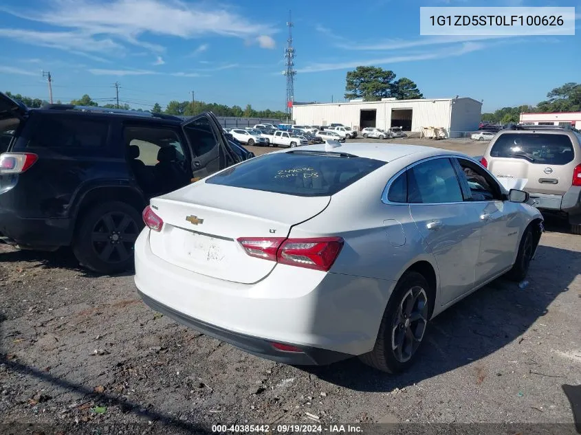 2020 Chevrolet Malibu Fwd Lt VIN: 1G1ZD5ST0LF100626 Lot: 40385442