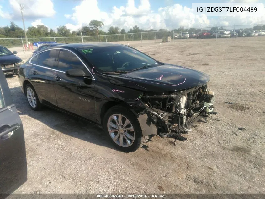 2020 Chevrolet Malibu Fwd Lt VIN: 1G1ZD5ST7LF004489 Lot: 40387549