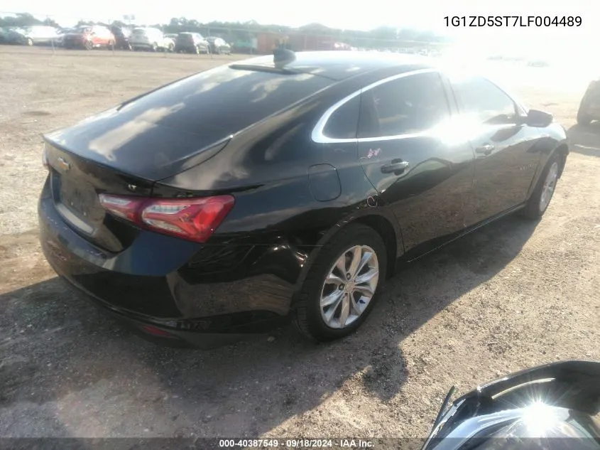 2020 Chevrolet Malibu Fwd Lt VIN: 1G1ZD5ST7LF004489 Lot: 40387549