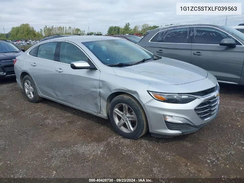 2020 Chevrolet Malibu Fwd 1Fl VIN: 1G1ZC5STXLF039563 Lot: 40420730