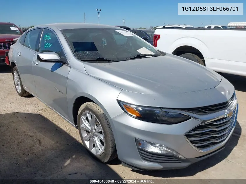 2020 Chevrolet Malibu Fwd Lt VIN: 1G1ZD5ST3LF066701 Lot: 40433040