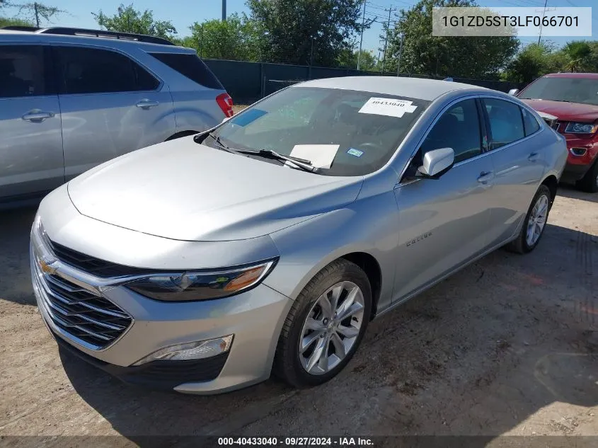 2020 Chevrolet Malibu Fwd Lt VIN: 1G1ZD5ST3LF066701 Lot: 40433040