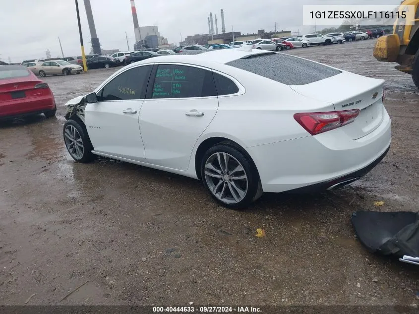 2020 Chevrolet Malibu Fwd Premier VIN: 1G1ZE5SX0LF116115 Lot: 40444633