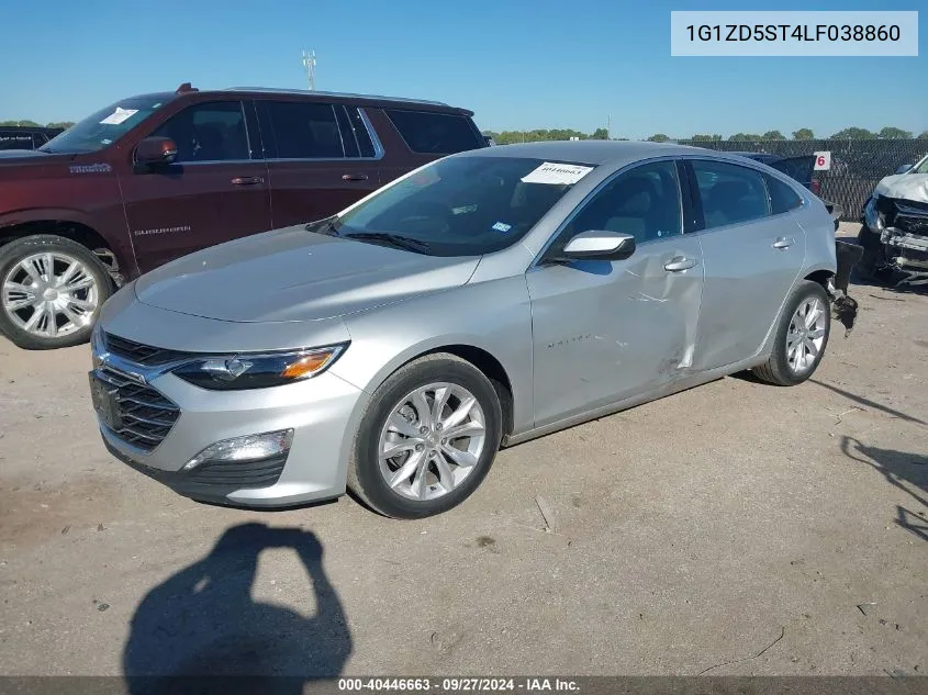 2020 Chevrolet Malibu Fwd Lt VIN: 1G1ZD5ST4LF038860 Lot: 40446663