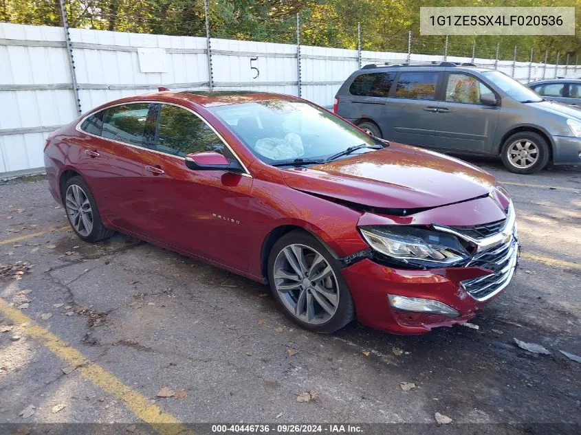 2020 Chevrolet Malibu Fwd Premier VIN: 1G1ZE5SX4LF020536 Lot: 40446736