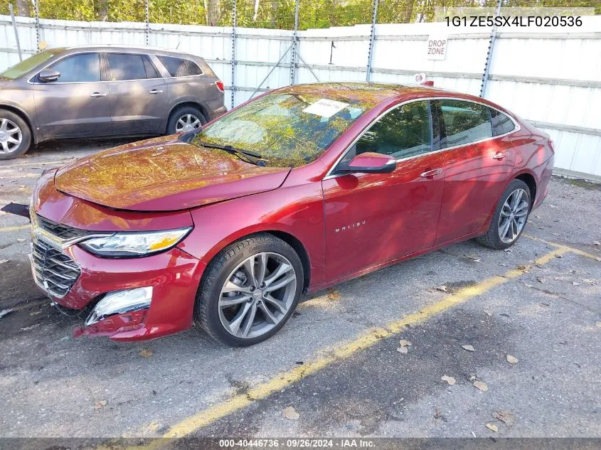 2020 Chevrolet Malibu Fwd Premier VIN: 1G1ZE5SX4LF020536 Lot: 40446736