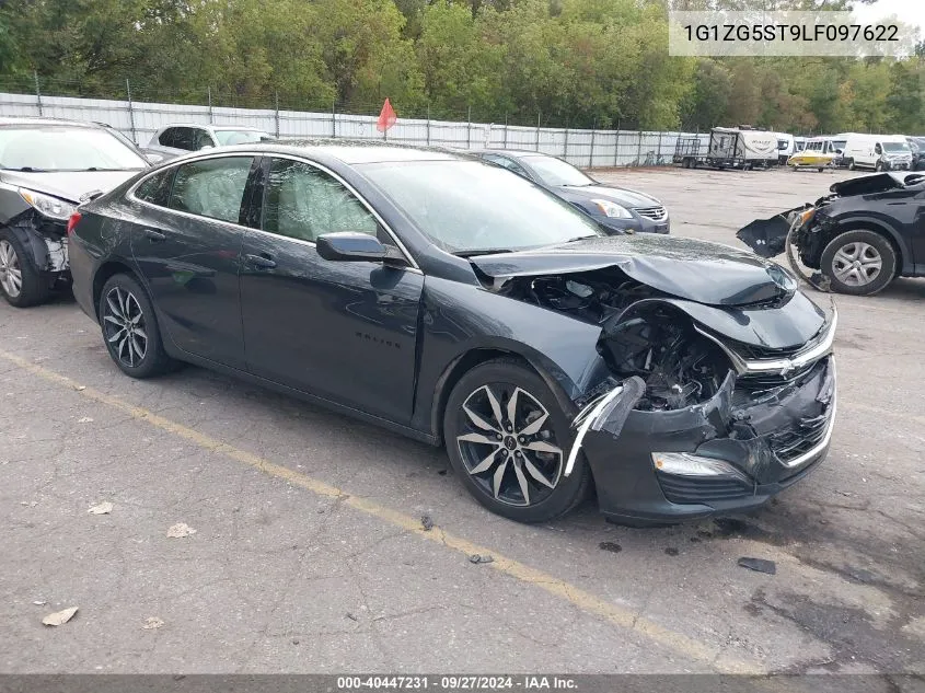 2020 Chevrolet Malibu Fwd Rs VIN: 1G1ZG5ST9LF097622 Lot: 40447231