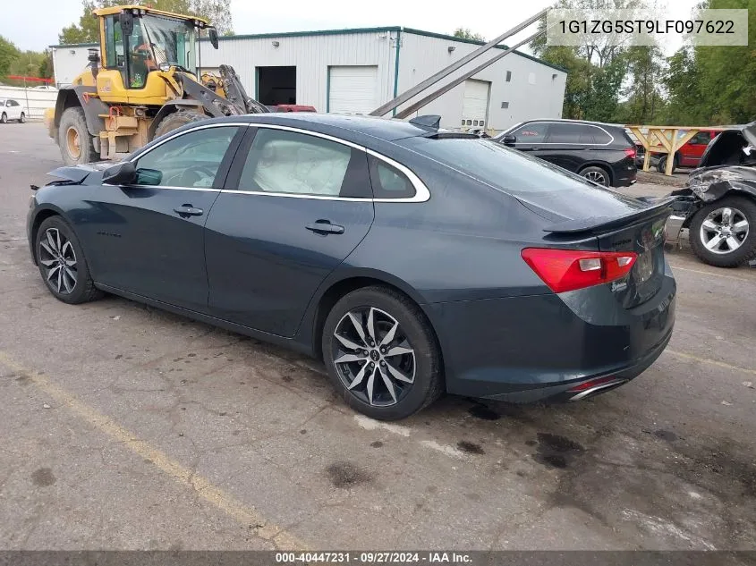 2020 Chevrolet Malibu Fwd Rs VIN: 1G1ZG5ST9LF097622 Lot: 40447231