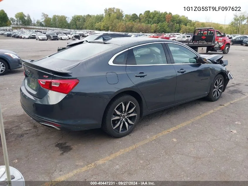 2020 Chevrolet Malibu Fwd Rs VIN: 1G1ZG5ST9LF097622 Lot: 40447231