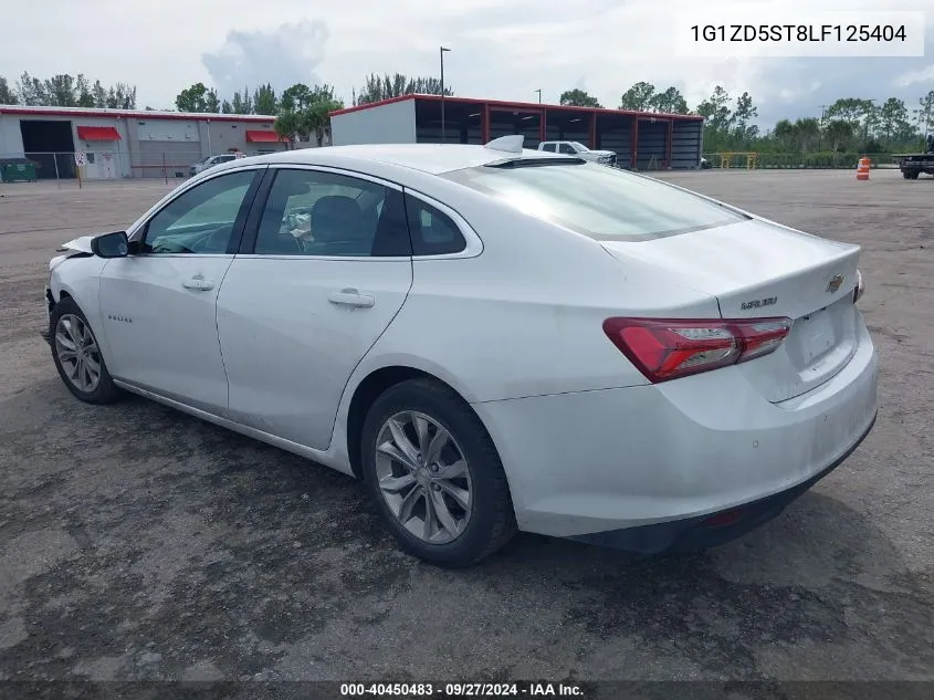 2020 Chevrolet Malibu Fwd Lt VIN: 1G1ZD5ST8LF125404 Lot: 40450483