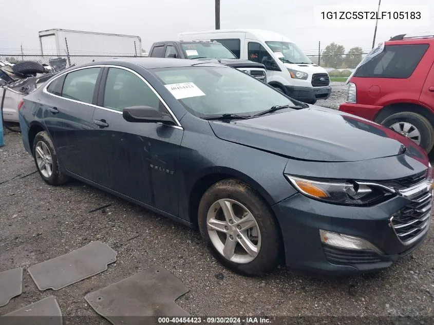 2020 Chevrolet Malibu Fwd 1Fl VIN: 1G1ZC5ST2LF105183 Lot: 40454423