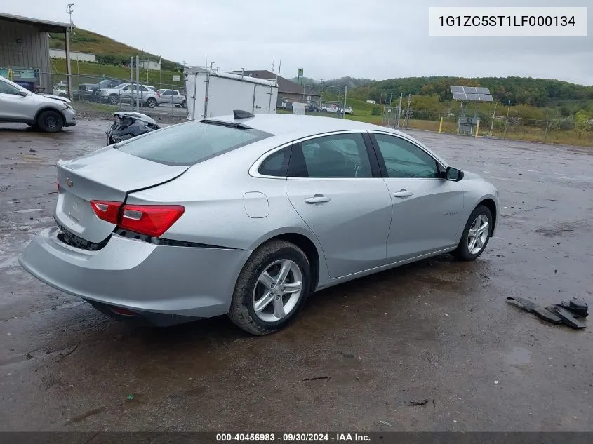 1G1ZC5ST1LF000134 2020 Chevrolet Malibu Fwd 1Fl