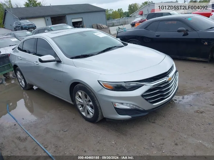 2020 Chevrolet Malibu Lt VIN: 1G1ZD5ST2LF004092 Lot: 40460185