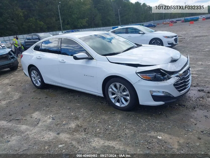 2020 Chevrolet Malibu Fwd Lt VIN: 1G1ZD5STXLF032335 Lot: 40465483