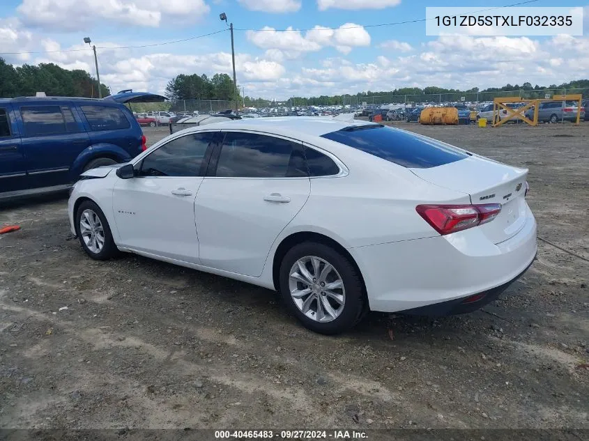 1G1ZD5STXLF032335 2020 Chevrolet Malibu Fwd Lt