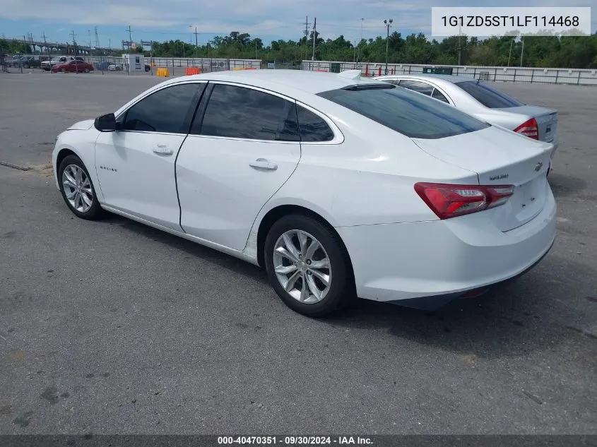 2020 Chevrolet Malibu Fwd Lt VIN: 1G1ZD5ST1LF114468 Lot: 40470351