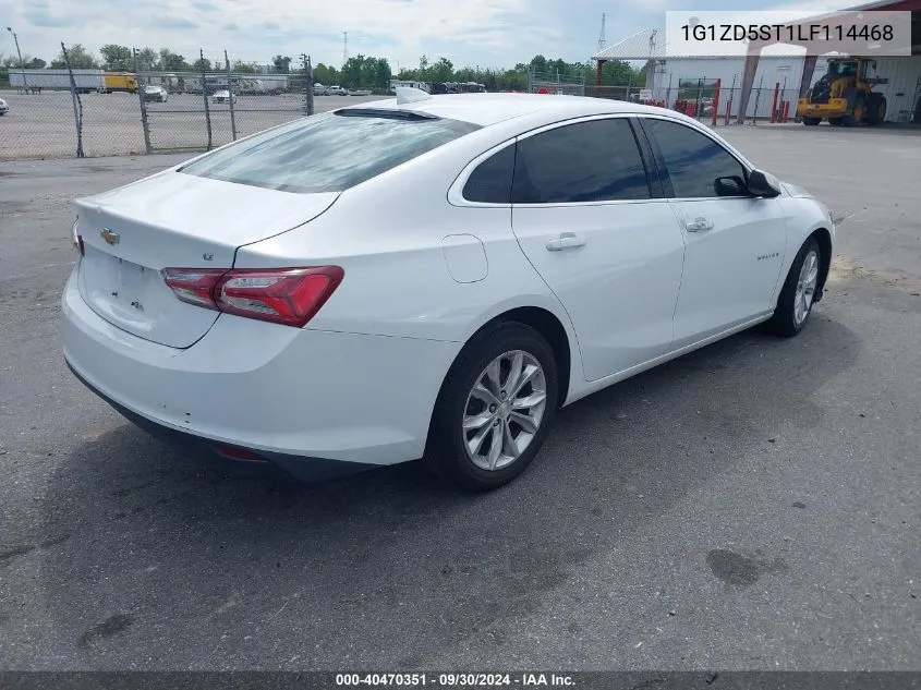 2020 Chevrolet Malibu Fwd Lt VIN: 1G1ZD5ST1LF114468 Lot: 40470351