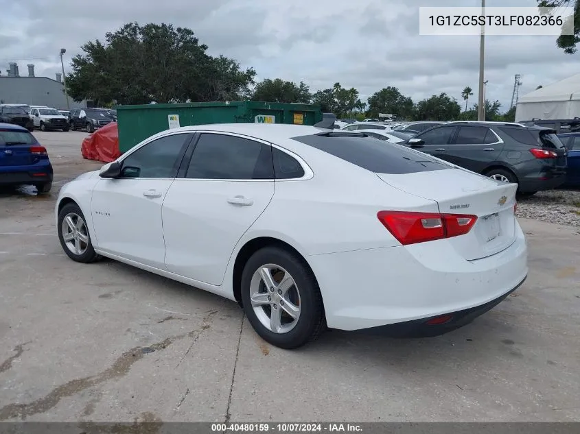 2020 Chevrolet Malibu Fwd 1Fl VIN: 1G1ZC5ST3LF082366 Lot: 40480159