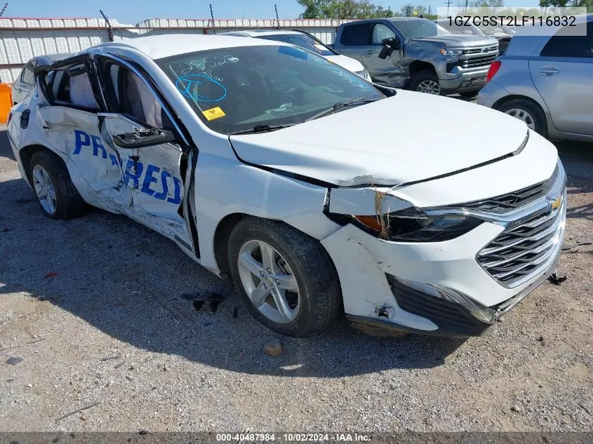 2020 Chevrolet Malibu VIN: 1GZC5ST2LF116832 Lot: 40487984