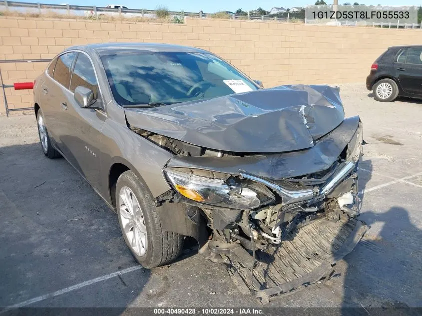 2020 Chevrolet Malibu Fwd Lt VIN: 1G1ZD5ST8LF055533 Lot: 40490428