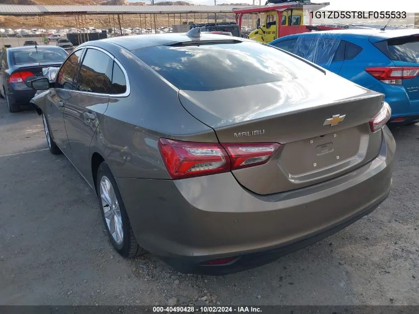 2020 Chevrolet Malibu Fwd Lt VIN: 1G1ZD5ST8LF055533 Lot: 40490428