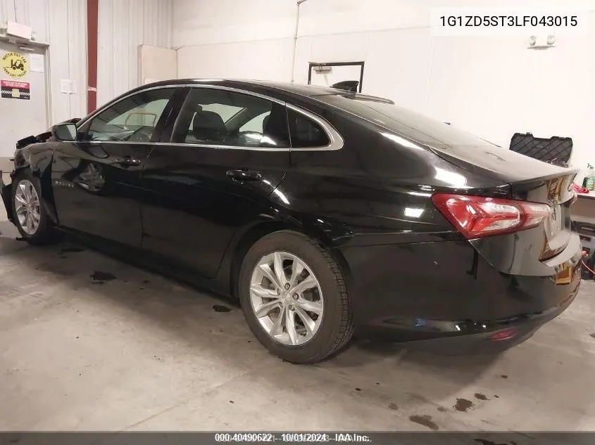 2020 Chevrolet Malibu Fwd Lt VIN: 1G1ZD5ST3LF043015 Lot: 40490622