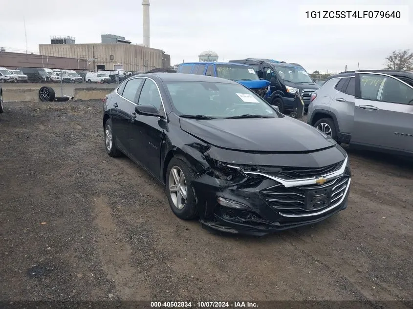 2020 Chevrolet Malibu Fwd 1Fl VIN: 1G1ZC5ST4LF079640 Lot: 40502834