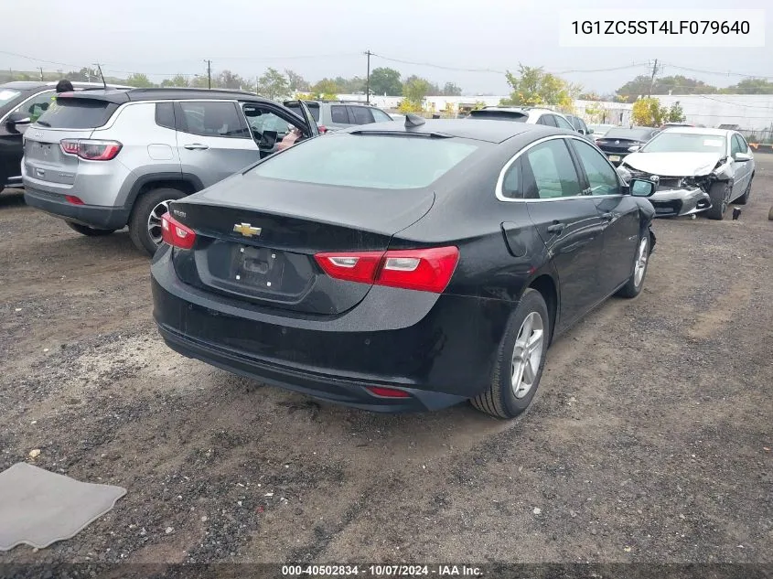 2020 Chevrolet Malibu Fwd 1Fl VIN: 1G1ZC5ST4LF079640 Lot: 40502834