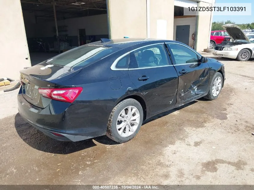 2020 Chevrolet Malibu Fwd Lt VIN: 1G1ZD5ST3LF103391 Lot: 40507235