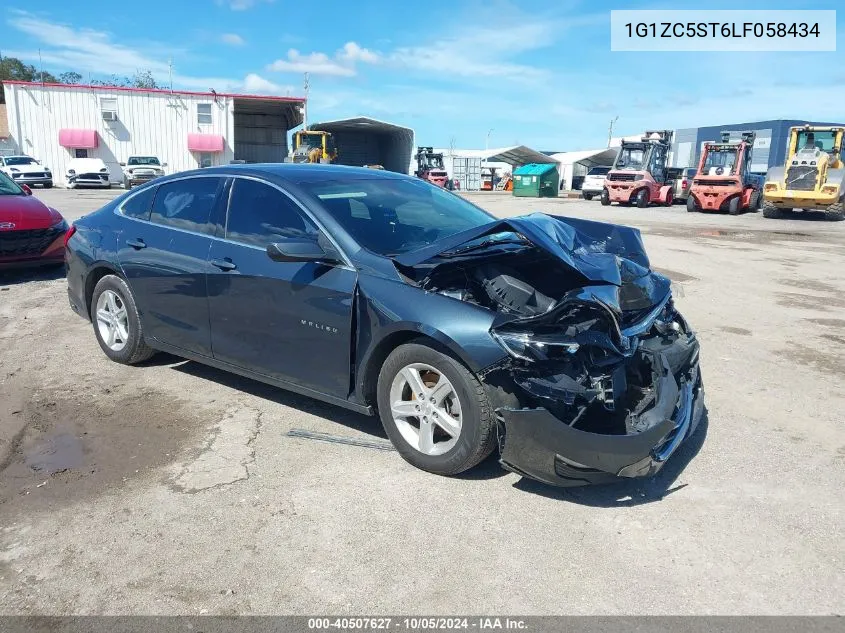 2020 Chevrolet Malibu Ls VIN: 1G1ZC5ST6LF058434 Lot: 40507627