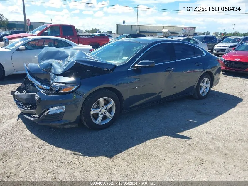 2020 Chevrolet Malibu Ls VIN: 1G1ZC5ST6LF058434 Lot: 40507627