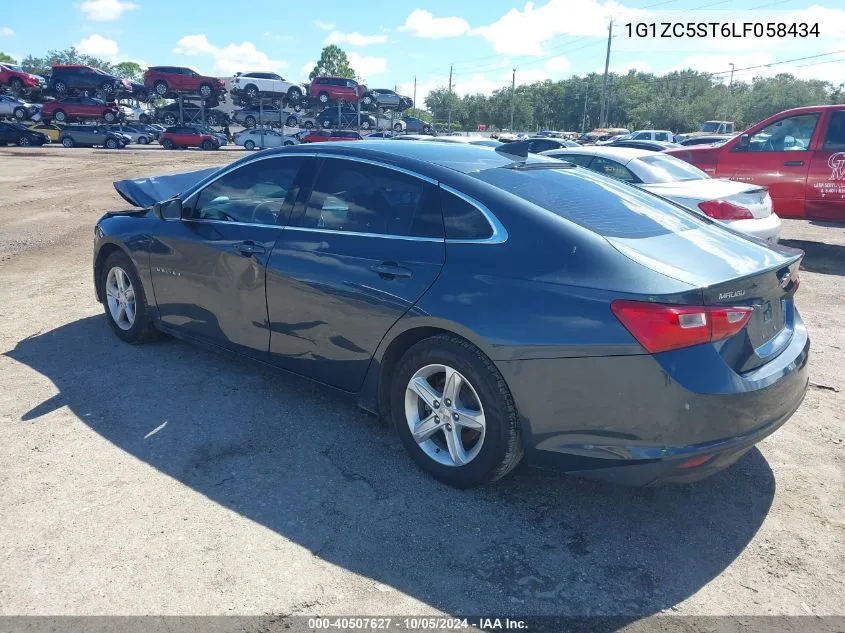 2020 Chevrolet Malibu Ls VIN: 1G1ZC5ST6LF058434 Lot: 40507627