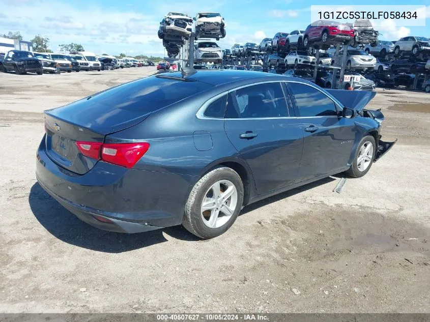 2020 Chevrolet Malibu Ls VIN: 1G1ZC5ST6LF058434 Lot: 40507627