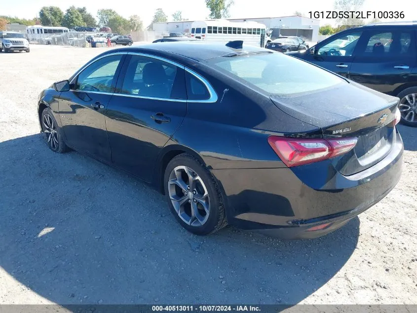 2020 Chevrolet Malibu Fwd Lt VIN: 1G1ZD5ST2LF100336 Lot: 40513011