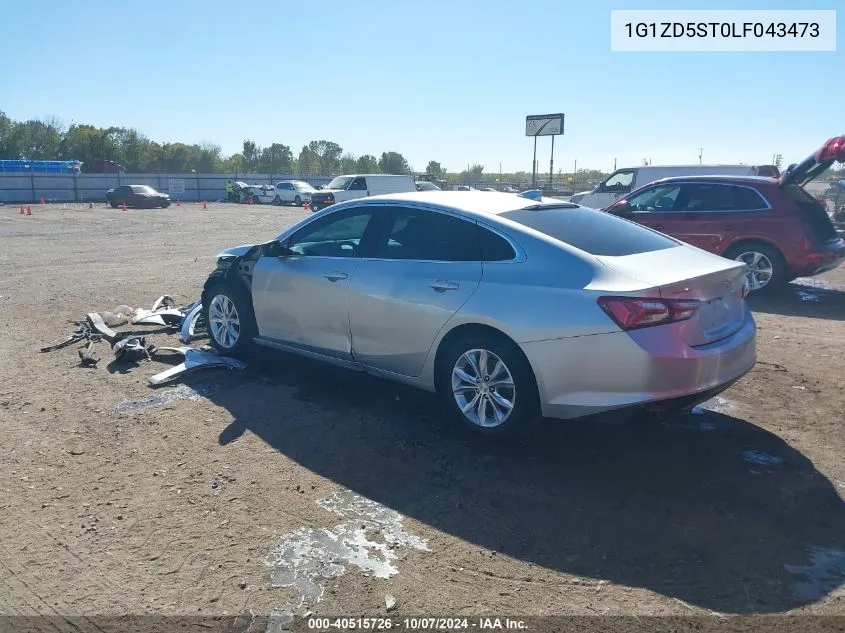 2020 Chevrolet Malibu Fwd Lt VIN: 1G1ZD5ST0LF043473 Lot: 40515726