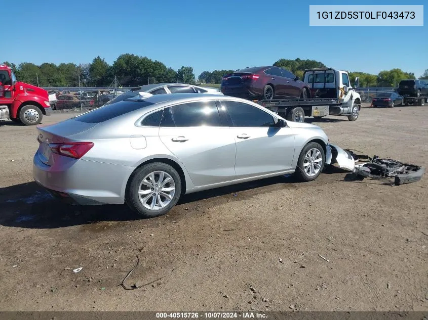 2020 Chevrolet Malibu Fwd Lt VIN: 1G1ZD5ST0LF043473 Lot: 40515726