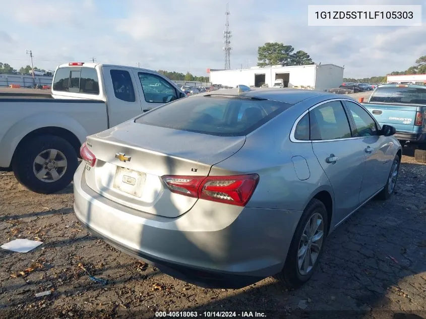 2020 Chevrolet Malibu Fwd Lt VIN: 1G1ZD5ST1LF105303 Lot: 40518063