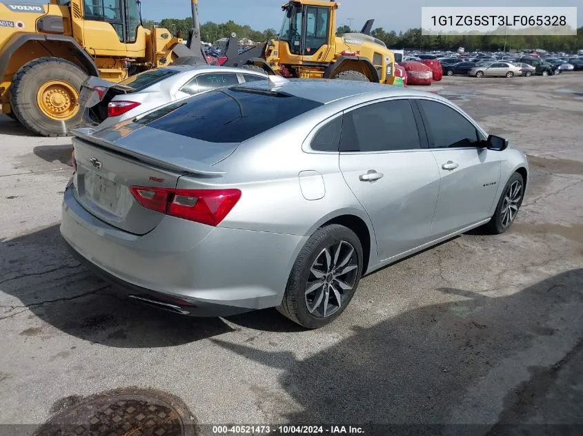 2020 Chevrolet Malibu Fwd Rs VIN: 1G1ZG5ST3LF065328 Lot: 40521473