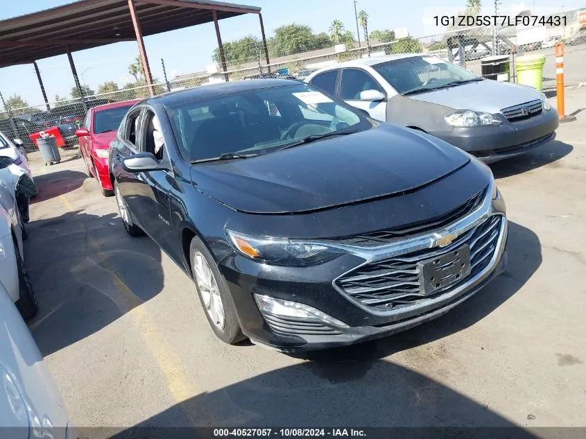 2020 Chevrolet Malibu Lt VIN: 1G1ZD5ST7LF074431 Lot: 40527057