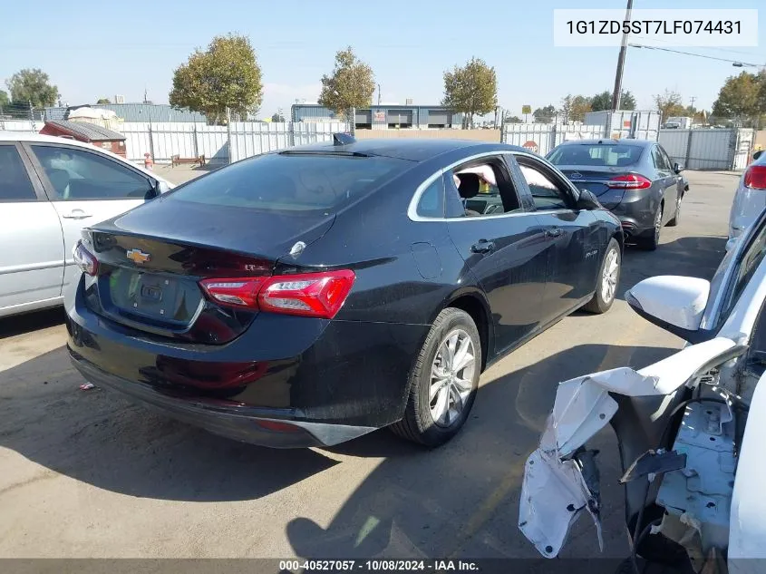 2020 Chevrolet Malibu Lt VIN: 1G1ZD5ST7LF074431 Lot: 40527057