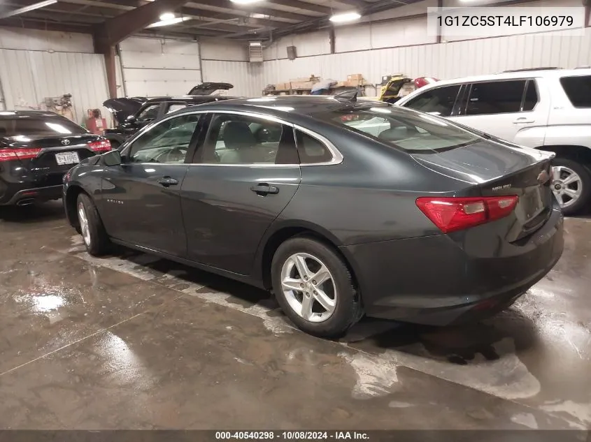 2020 Chevrolet Malibu Ls VIN: 1G1ZC5ST4LF106979 Lot: 40540298