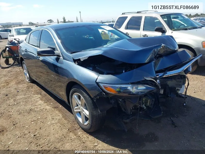 2020 Chevrolet Malibu Fwd Ls VIN: 1G1ZB5STXLF086689 Lot: 40540754