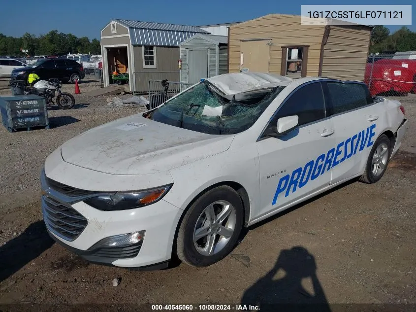 2020 Chevrolet Malibu Ls VIN: 1G1ZC5ST6LF071121 Lot: 40545060