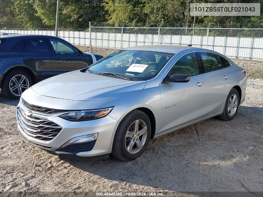 2020 Chevrolet Malibu Fwd Ls VIN: 1G1ZB5ST0LF021043 Lot: 40549385